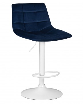 Стул барный DOBRIN TAILOR WHITE, синий велюр (MJ9-117) в Игриме - igrim.ok-mebel.com | фото