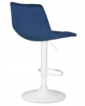 Стул барный DOBRIN TAILOR WHITE, синий велюр (MJ9-117) в Игриме - igrim.ok-mebel.com | фото 4