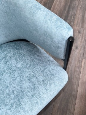 Стул ДИЛЛ, цвет RAIN 7 бриз, велюр / черный каркас М-City в Игриме - igrim.ok-mebel.com | фото 7