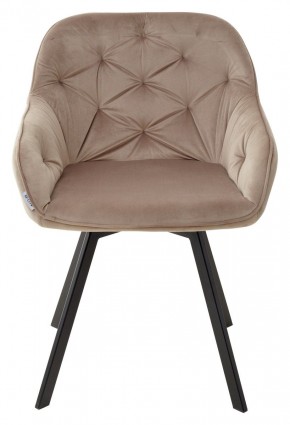Стул GALE 360 град. поворот. BLUVEL-40 BEIGE, велюр/ черный каркас, М-City в Игриме - igrim.ok-mebel.com | фото 6