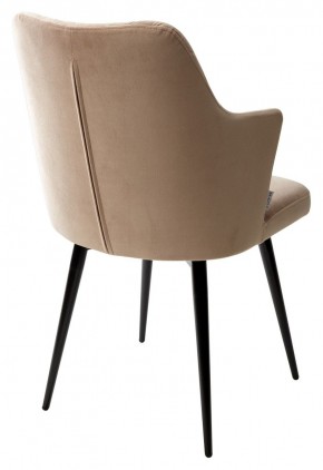 Стул HERMAN 360 град. БЕЖЕВЫЙ #5, велюр / черный каркас М-City в Игриме - igrim.ok-mebel.com | фото 4