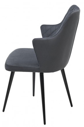 Стул HERMAN 360 град. BM-3 ТЕМНО-СЕРЫЙ, велюр / черный каркас М-City в Игриме - igrim.ok-mebel.com | фото 6