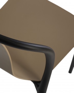 Стул обеденный DOBRIN ADAM, черный/бежевый в Игриме - igrim.ok-mebel.com | фото 8