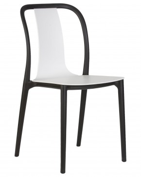 Стул обеденный DOBRIN ADAM, черный/белый в Игриме - igrim.ok-mebel.com | фото