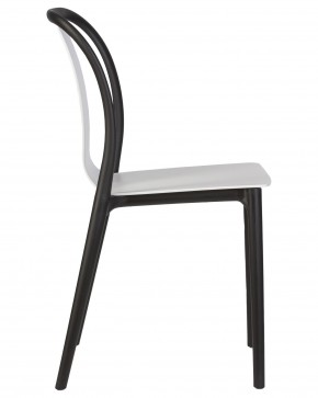 Стул обеденный DOBRIN ADAM, черный/белый в Игриме - igrim.ok-mebel.com | фото 3