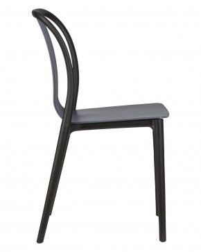 Стул обеденный DOBRIN ADAM, черный/серо-голубой в Игриме - igrim.ok-mebel.com | фото 3