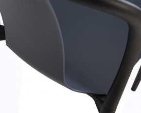 Стул обеденный DOBRIN ADAM, черный/серо-голубой в Игриме - igrim.ok-mebel.com | фото 8