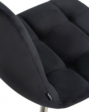 Стул обеденный DOBRIN ALEX, хром ножки, черный велюр (V108-77),  в Игриме - igrim.ok-mebel.com | фото 10