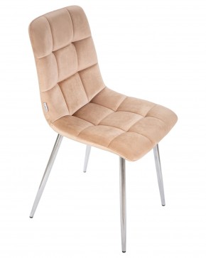 Стул обеденный DOBRIN ALEX, хром ножки, мокко велюр (V108-104),  в Игриме - igrim.ok-mebel.com | фото 10
