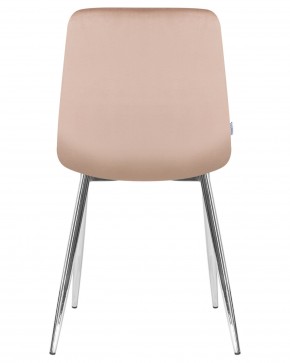 Стул обеденный DOBRIN ALEX, хром ножки, мокко велюр (V108-104),  в Игриме - igrim.ok-mebel.com | фото 5