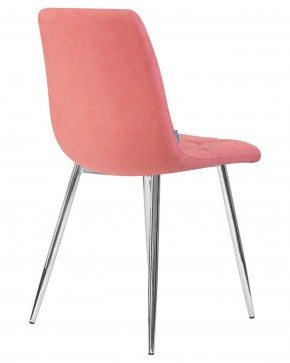 Стул обеденный DOBRIN ALEX, хром ножки, розовая ткань (UF860-05B) в Игриме - igrim.ok-mebel.com | фото 4