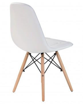 Стул обеденный DOBRIN BENNET, ножки светлый бук, белый в Игриме - igrim.ok-mebel.com | фото 4