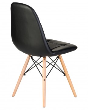 Стул обеденный DOBRIN BENNET, ножки светлый бук, чёрный в Игриме - igrim.ok-mebel.com | фото 4