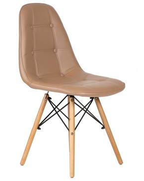 Стул обеденный DOBRIN BENNET, ножки светлый бук, коричневый в Игриме - igrim.ok-mebel.com | фото 2