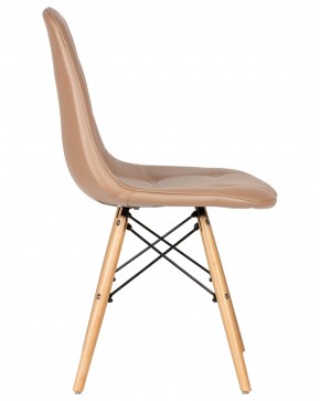 Стул обеденный DOBRIN BENNET, ножки светлый бук, коричневый в Игриме - igrim.ok-mebel.com | фото 4