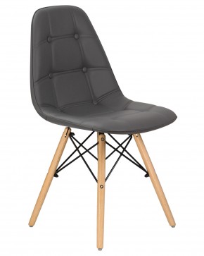 Стул обеденный DOBRIN BENNET, ножки светлый бук, серый  в Игриме - igrim.ok-mebel.com | фото 2