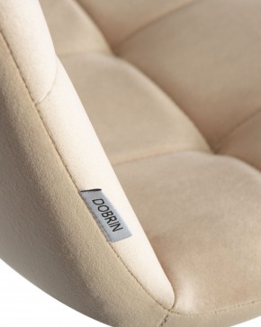 Стул обеденный DOBRIN CHILLY, Бежевый Holland 07, основание черный в Игриме - igrim.ok-mebel.com | фото 10