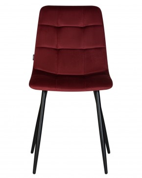 Стул обеденный DOBRIN CHILLY, Бордовый Holland 47, основание черный в Игриме - igrim.ok-mebel.com | фото 8