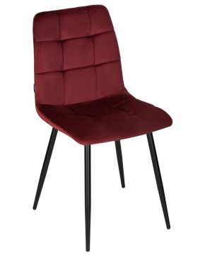 Стул обеденный DOBRIN CHILLY, Бордовый Holland 47, основание черный в Игриме - igrim.ok-mebel.com | фото 9