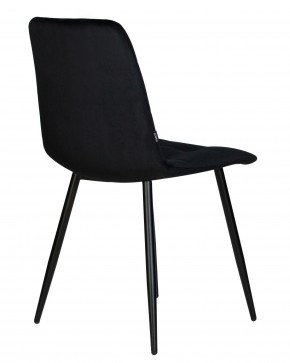 Стул обеденный DOBRIN CHILLY, Черный Holland 75, основание черное в Игриме - igrim.ok-mebel.com | фото 5