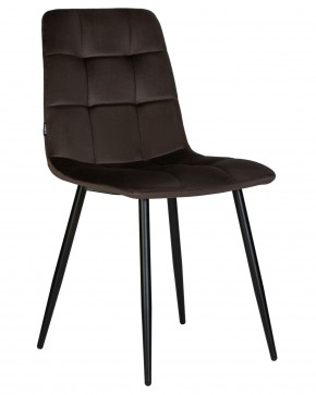 Стул обеденный DOBRIN CHILLY, Эспрессо Holland 74, основание черное в Игриме - igrim.ok-mebel.com | фото