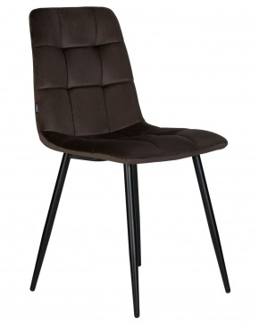 Стул обеденный DOBRIN CHILLY, Эспрессо Holland 74, основание черное в Игриме - igrim.ok-mebel.com | фото 3