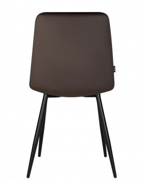 Стул обеденный DOBRIN CHILLY, Эспрессо Holland 74, основание черное в Игриме - igrim.ok-mebel.com | фото 6
