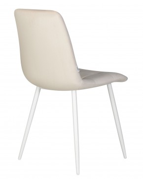 Стул обеденный DOBRIN CHILLY, Кремовый Holland 05, основание белое в Игриме - igrim.ok-mebel.com | фото 5