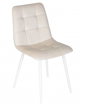 Стул обеденный DOBRIN CHILLY, Кремовый Holland 05, основание белое в Игриме - igrim.ok-mebel.com | фото 8