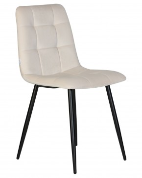 Стул обеденный DOBRIN CHILLY, Кремовый Holland 05, основание черное в Игриме - igrim.ok-mebel.com | фото 3