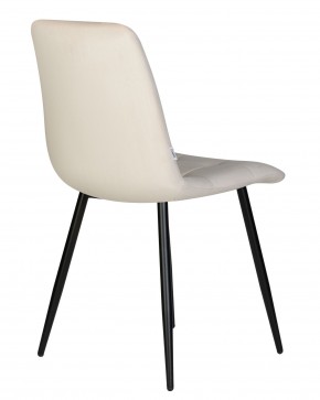 Стул обеденный DOBRIN CHILLY, Кремовый Holland 05, основание черное в Игриме - igrim.ok-mebel.com | фото 5