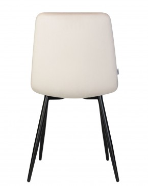 Стул обеденный DOBRIN CHILLY, Кремовый Holland 05, основание черное в Игриме - igrim.ok-mebel.com | фото 6