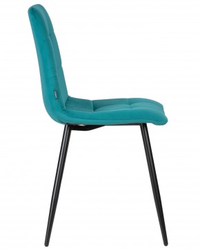 Стул обеденный DOBRIN CHILLY, Морской волны Holland 56, основание черное в Игриме - igrim.ok-mebel.com | фото 3