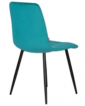 Стул обеденный DOBRIN CHILLY, Морской волны Holland 56, основание черное в Игриме - igrim.ok-mebel.com | фото 4
