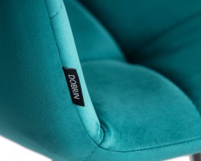 Стул обеденный DOBRIN CHILLY, Морской волны Holland 56, основание черное в Игриме - igrim.ok-mebel.com | фото 9
