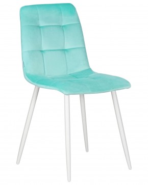 Стул обеденный DOBRIN CHILLY, Мятный Holland 50, основание черное в Игриме - igrim.ok-mebel.com | фото