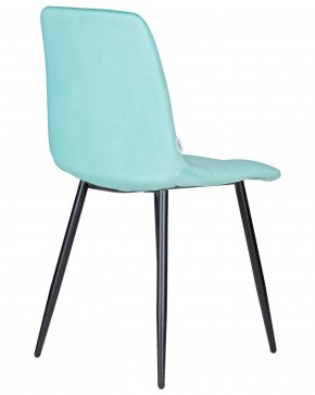 Стул обеденный DOBRIN CHILLY, Мятный Holland 50, основание черное в Игриме - igrim.ok-mebel.com | фото 4