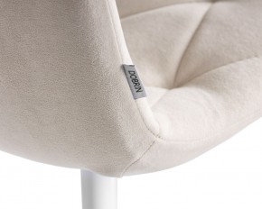 Стул обеденный DOBRIN CHILLY ROMBO, Бежевый Simple 44, основание белое в Игриме - igrim.ok-mebel.com | фото 10