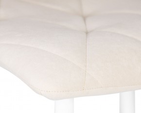 Стул обеденный DOBRIN CHILLY ROMBO, Бежевый Simple 44, основание белое в Игриме - igrim.ok-mebel.com | фото 7