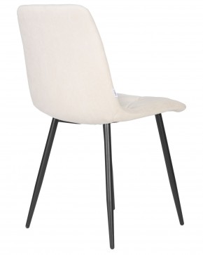 Стул обеденный DOBRIN CHILLY ROMBO, Бежевый Simple 44, основание черный в Игриме - igrim.ok-mebel.com | фото 4