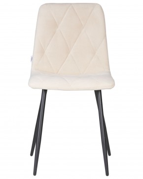 Стул обеденный DOBRIN CHILLY ROMBO, Бежевый Simple 44, основание черный в Игриме - igrim.ok-mebel.com | фото 6