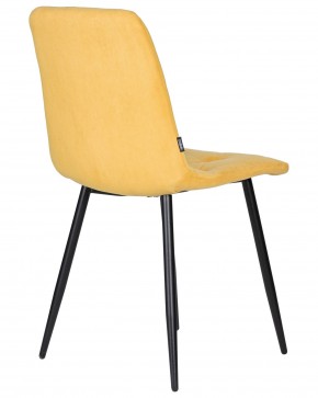 Стул обеденный DOBRIN CHILLY ROMBO, Горчичный Simple 15, основание черное в Игриме - igrim.ok-mebel.com | фото 4