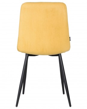 Стул обеденный DOBRIN CHILLY ROMBO, Горчичный Simple 15, основание черное в Игриме - igrim.ok-mebel.com | фото 5