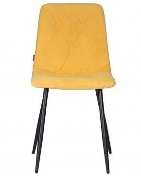 Стул обеденный DOBRIN CHILLY ROMBO, Горчичный Simple 15, основание черное в Игриме - igrim.ok-mebel.com | фото 6