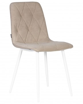 Стул обеденный DOBRIN CHILLY ROMBO, Капучино Simple 05, основание белый в Игриме - igrim.ok-mebel.com | фото