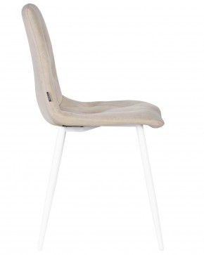Стул обеденный DOBRIN CHILLY ROMBO, Капучино Simple 05, основание белый в Игриме - igrim.ok-mebel.com | фото 3