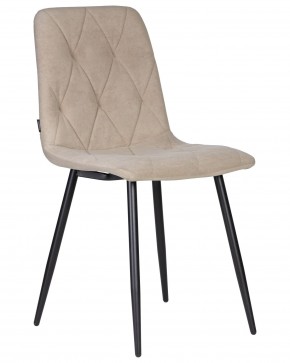 Стул обеденный DOBRIN CHILLY ROMBO, Капучино Simple 05, основание черное в Игриме - igrim.ok-mebel.com | фото