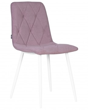 Стул обеденный DOBRIN CHILLY ROMBO, Лавандовый Simple 48, основание белый в Игриме - igrim.ok-mebel.com | фото