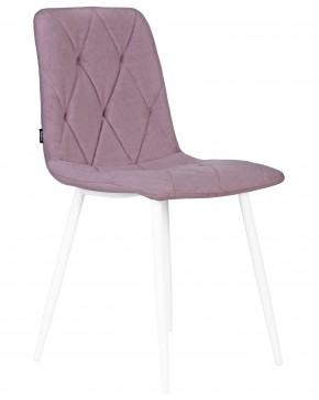 Стул обеденный DOBRIN CHILLY ROMBO, Лавандовый Simple 48, основание белый в Игриме - igrim.ok-mebel.com | фото 2