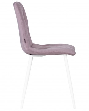 Стул обеденный DOBRIN CHILLY ROMBO, Лавандовый Simple 48, основание белый в Игриме - igrim.ok-mebel.com | фото 3